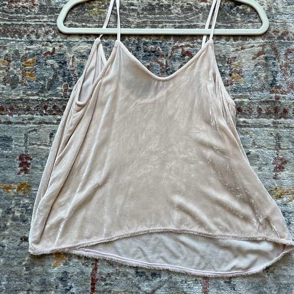 NATION Small soft pink velvet cami - Picture 5 of 8